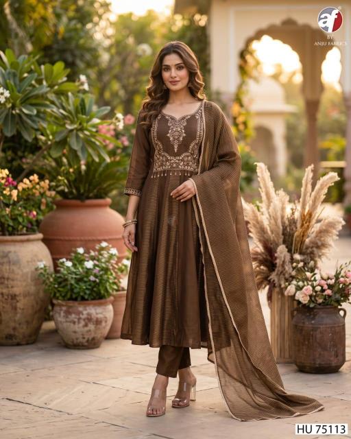 Anju fabrics HU 75113 kurtis below 200 wholesale